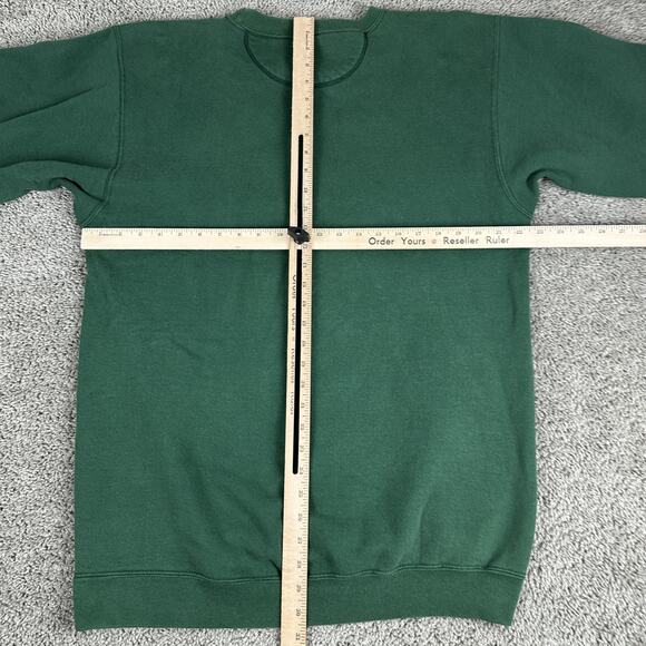 Vintage Miami Hurricanes Sweatshirt Mens Large Green NCAA Football Crewneck 90s - Picture 8 of 11